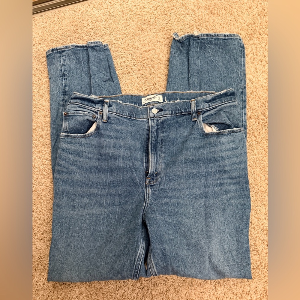 Abercrombie & Fitch Medium Blue Flare Jeans